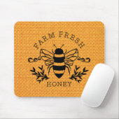 Farm Fresh Honey Bee Spring Sign-58219 Mousepad (Mit Mouse)