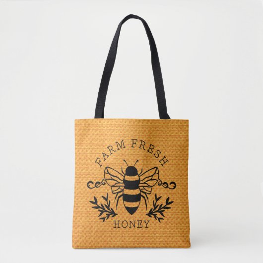 Farm Fresh Honey Bee Spring Sign-58219 Tasche (Vorderseite)