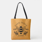Farm Fresh Honey Bee Spring Sign-58219 Tasche (Rückseite)