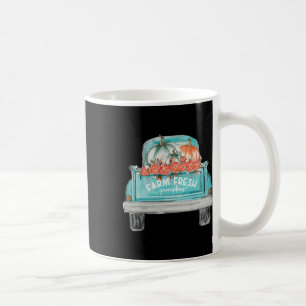Farm Fresh Pumpkin Niedlicher LKW Happy Herbst Her Kaffeetasse