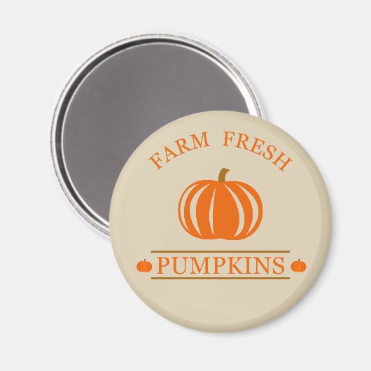 Farm fresh pumpkins magnet (Vorderseite/Rückseite)