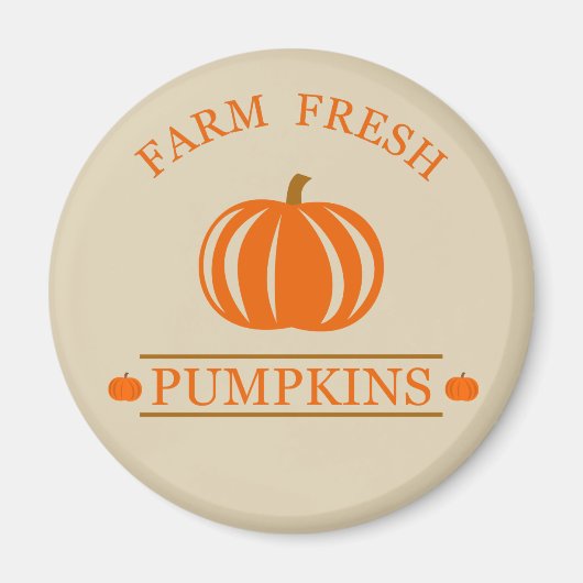 Farm fresh pumpkins magnet (Vorne)