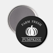 Farm fresh pumpkins magnet (Vorderseite/Rückseite)