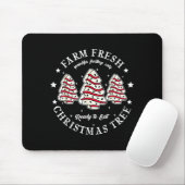 Farm Fresh Ready To Eat Christmas Tree Cake Funny Mousepad (Mit Mouse)