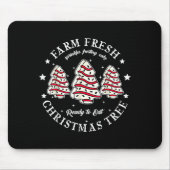 Farm Fresh Ready To Eat Christmas Tree Cake Funny Mousepad (Vorne)