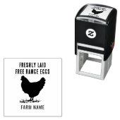 Farm Freshly Laid Eggs Hen Chicken Motif Permastempel (Beispiel)
