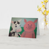 Farm Friends Karte (Gelbe Blume)