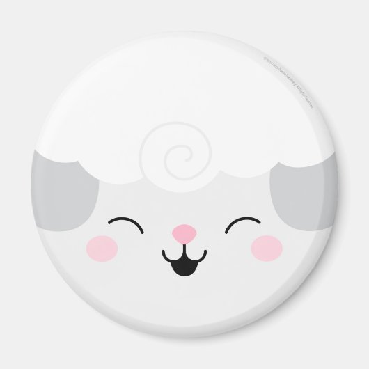 Farm Friends Laughing Lamb Magnet (Vorne)