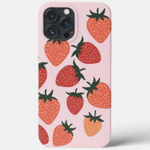 Farm-Frische Erdbeeren auf Rosa Case-Mate iPhone Hülle