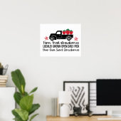 Farm frische lokale Erdbeeren wählen Sie selbst. Poster (Heimbüro)