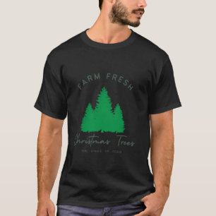 Farm Frische Weihnachtsbäume Funny Christmas T-Shirt
