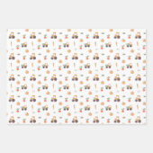 Farm Garden Wasserfarbe Muster Geschenkpapier Set (Vorderseite 2)