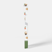 Farm Garden Wasserfarbe Muster iPhone Hülle (Linke Seite)