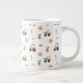 Farm Garden Wasserfarbe Muster Jumbo-Tasse (Rechts)