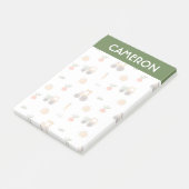 Farm Garden Wasserfarbe Muster Post-it Klebezettel (angewinkelt)