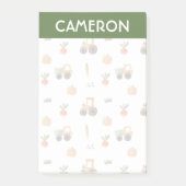 Farm Garden Wasserfarbe Muster Post-it Klebezettel (Vorderseite)