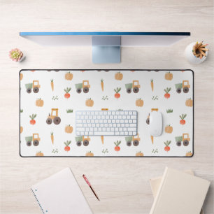 Farm Garden Wasserfarbe Muster Schreibtischunterlage