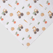 Farm Garden Wasserfarbe Muster Seidenpapier (Ausschnitt)