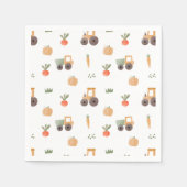 Farm Garden Wasserfarbe Muster Serviette (Vorderseite)