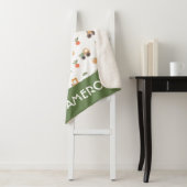 Farm Garden Wasserfarbe Muster Sherpadecke (Beispiel)