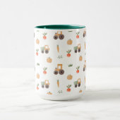 Farm Garden Wasserfarbe Muster Tasse (Zentrum)