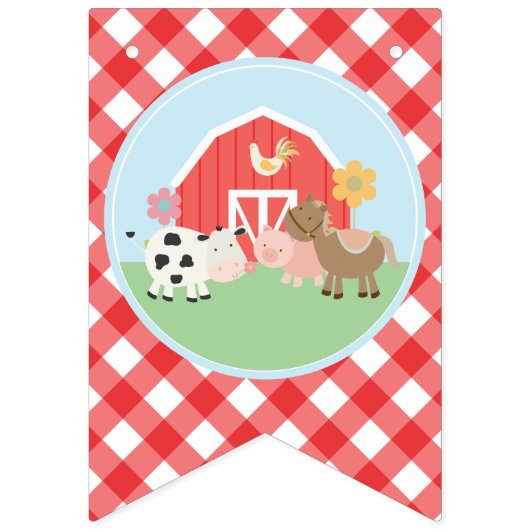 Farm Geburtstagsparty Banner (Erste Fahne)