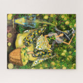 Farm Girl in Lemons Garden Puzzle Malerei (Horizontal)