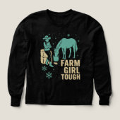 Farm Girl Tough Western long sleeve- Winter  (Design Vorderseite)