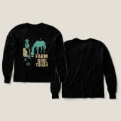 Farm Girl Tough Western long sleeve- Winter  (Design Vorder- & Rückseite)