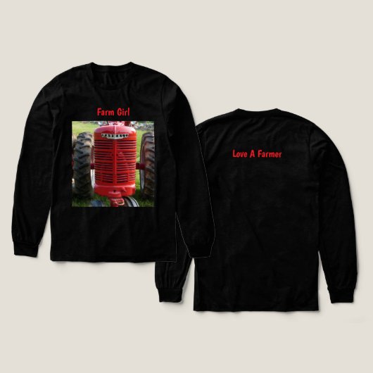 Farm Girl Tri-Blend Shirt (Design Vorderseite & Rückseite)