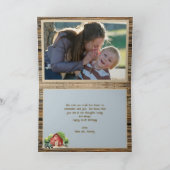 Farm Happy Birthday Folded Foto und Message Card Karte (Innenseite)