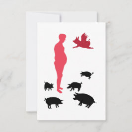 Farm Happy Meal Vegeterian Postkarte