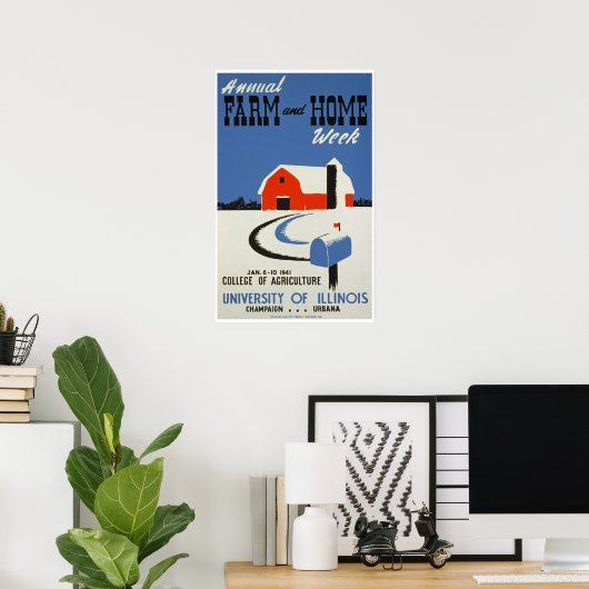 Farm & Home Week Poster (Heimbüro)