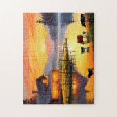 Farm House Bold und Beautiful Jigsaw Puzzle Intern (Vertikal)