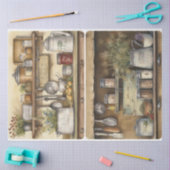 Farm House Küche Seidenpapier (Basteln)