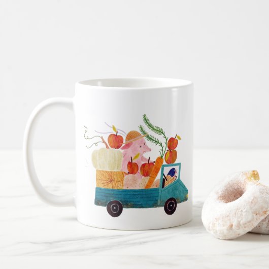 Farm Joy Ride – Whimsical Country Life | Kind Ones Kaffeetasse (Mit Donut)