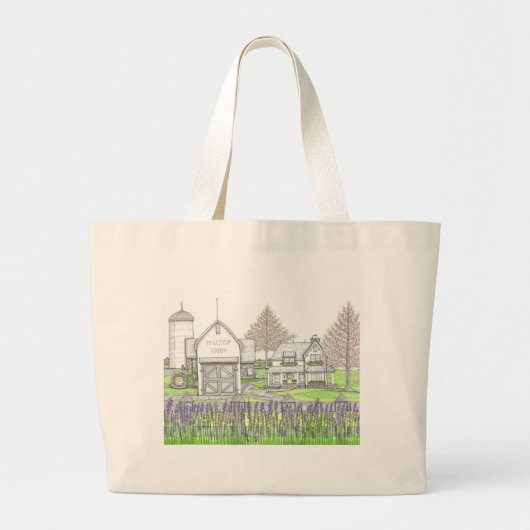 Farm Jumbo Tote Bag Stoffbeutel (Vorne)