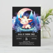 Farm Kinder Kuh Geburtstag Einladung (Stehend Vorderseite)