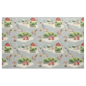 Farm Land Large Image Pattern Stoff (Yard (91,4 cm))