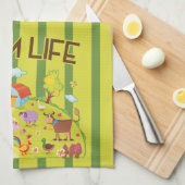 Farm Life Kitchtuch Geschirrtuch (Viertel Falte)