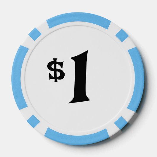 Farm Life Rooster $1 Poker Chip (Rückseite)