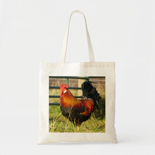 Farm Life Roosters Tote Bag Tragetasche (Vorne)