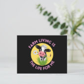 farm living is the life for me postkarte (Stehend Vorderseite)