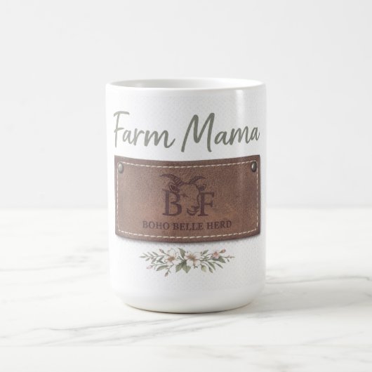Farm Mama T-Shirt Kaffeetasse (Mittel)