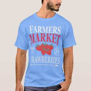 Farm Market Garden Erdbeeren Bauer Köstlich für T-Shirt