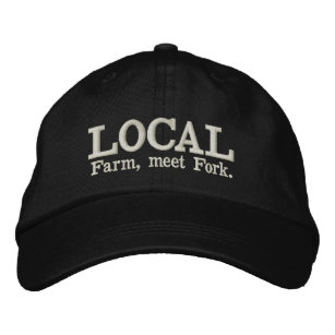 Farm, Meet Fork Local Food Hat Bestickte Baseballkappe