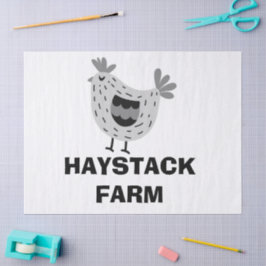 Farm Name Personalized egg Seidenpapier