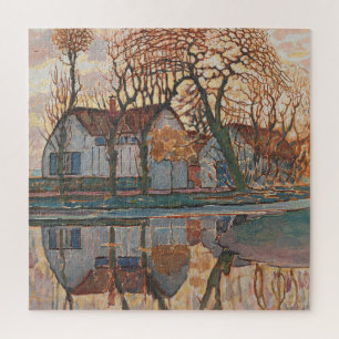 Farm near Duifreitcht Mondrian Dutch Landscape Puzzle