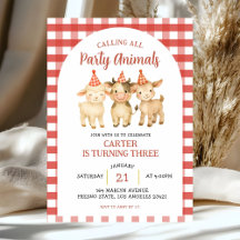 Farm-Party - Alle Party-Tiere Geburtstag