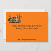 FARM PARTY Farm Traktor Ghosts KÜRBISLATERNE Einladung (Rückseite)